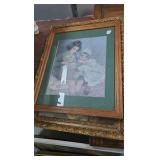 Vintage Pictures with Clock