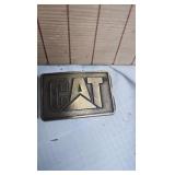 Pair of Belt Buckles-Borchert Ingersoll and CAT