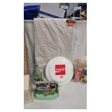 CC Fishing Reel, Shirt, Frisbee, Musical Bank