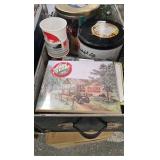 Storage Locker w/mis Coke Memorbilia