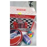Coca Cola Trays, Tin, Cup, Tabletop Musical Bank