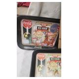 Coke Trays/Plate/Boby Labonte Coke Bobble Head w Box