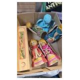 Lot of 2 flats of Vintage Auto Ads,and Misc