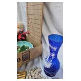 Mary Gregory Vase and Various Vintage