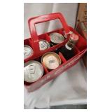 Coke Wood Case, Bottles, Cans, 1998 Holiday Carrier