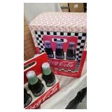 Coca Cola Thermometer, Cookie Jar and Tins