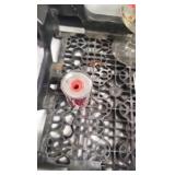 Coke Clock, Goblet, Tin, and Books