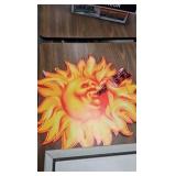 Coke Picture, Cardboard Ad Sign, etc