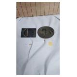 Pair of Belt Buckles-Donaldson and CAT