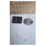 Pair of Belt Buckles-50 yrs Service and EACO