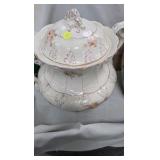 Vintage Porcelain Tureen, Pottery Style Planter, misc