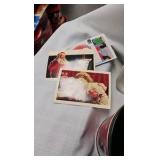 Coca Cola Trays and Tins w/fFinal Four Pin, Postcards