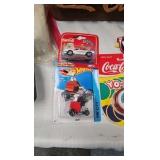 Coca Cola Napkins, tins, wood décor sign, wallets