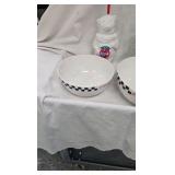 Set of Coke Mixing Bowls, glasses, etc