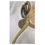 Brass Ice Tong Paper Towel Holder and Coke Tin