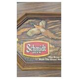 Schmidt Beer Bar Sign-Pheasant