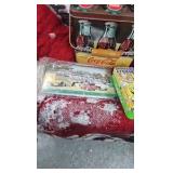 Coca Cola Throw, Patches, Tins, Case