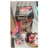 Coke Trays/Plate/Boby Labonte Coke Bobble Head w Box