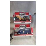 Meadow Lane Farm Tin Lith Barn and Die Cast Toy