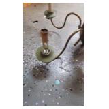 Vintage Chandelier and basket lot