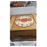 Wood Coke Crate with Divider