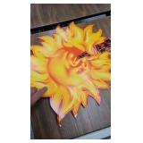 Coke Picture, Cardboard Ad Sign, etc