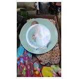 Cherub Wall Shelf and Various Vintage Items