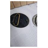 Pair of Belt Buckles-Hunting Dog and Deer