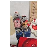 Coca Cola Musical Bank w Bears, tins, Planter, etc