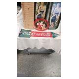 Coca Cola Trays and Nostalgic Metal Sign
