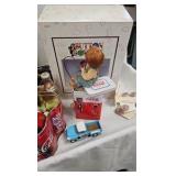 Coke Sata Figure, Bottles, Stapler