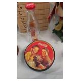 Coca Cola Button Box Kids, Bottles, Stocking Platter/Container