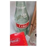 Coke Vintage Christmas Ornaments, Pitcher, Various Bottles