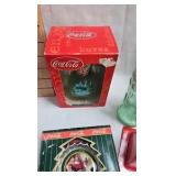 Vintage Coke Lot with Trays, Accessory Light , misc
