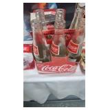 Coke Picture, Bottles, Bucket, Tins,