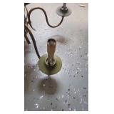 Vintage Chandelier and basket lot