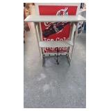 Coca Cola Advertising Sign w/Sample Stand, and Shelf Brackets