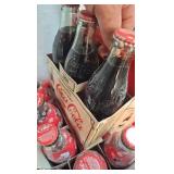 Coke Crate with Coke Collectibles