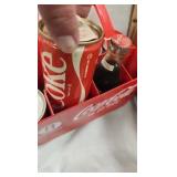 Coke Wood Case, Bottles, Cans, 1998 Holiday Carrier