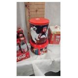 Coke Bottles/Case, Cookie Jar, Crate, Tins