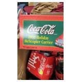Coca Cola Vintage Memorbilia and 2000 Holiday Helicopter Carrier