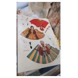 Vintage Books, Cut Outs, Dr Miles Heart Cure Ad Cardboard Cut out