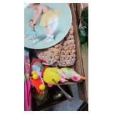 Cherub Wall Shelf and Various Vintage Items