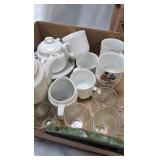 Shell Trinket Box, Tea Set, Painted Egg Décor