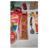 Coca Cola Die Cast, pewter mug, tins, glass, yo-yo etc