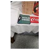 Coca Cola Trays and Nostalgic Metal Sign