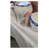 Coke Polar Bear Bowl Set, Tins, Frisbee, Shirt