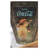 Coke Snow Village Billboard, Decorative Bench, Trays and Misc