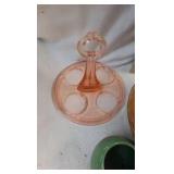 Vintage Dishes and Wood Bowl as Pictured