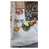 Vintage Christmas and Snow Village Pieces